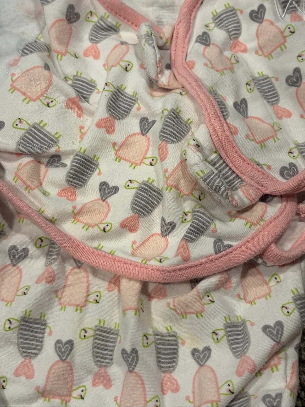 Set of two SwaddleMe sm/med easy Velcro swaddles
